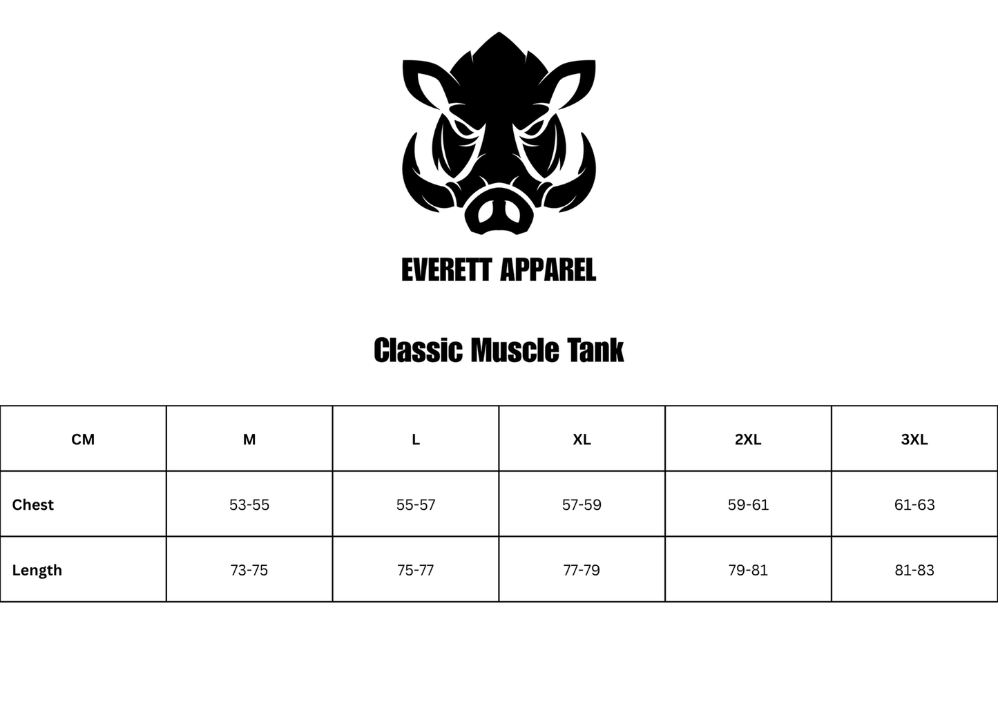 Classic Muscle Tee - Everett Apparel