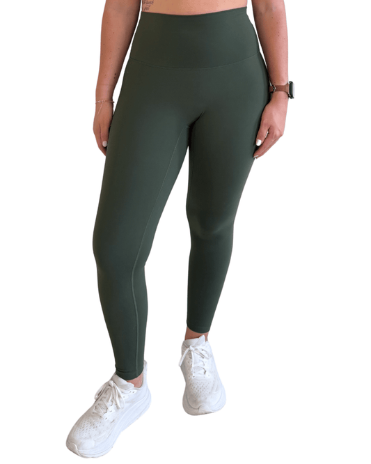 Endurance Leggings - Seaweed Green - Everett Apparel