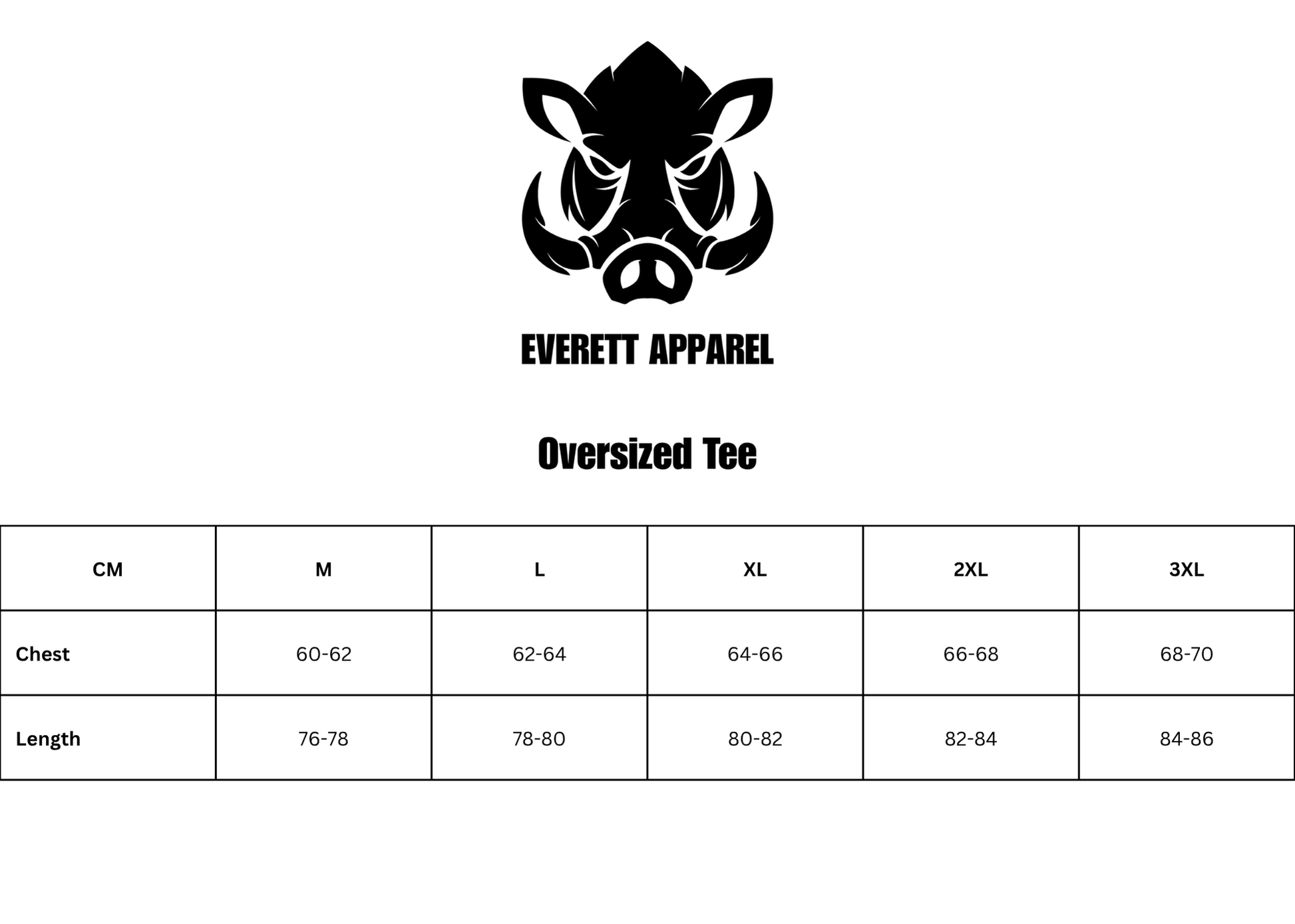 Everett Oversized Tee (Unisex) - Everett Apparel