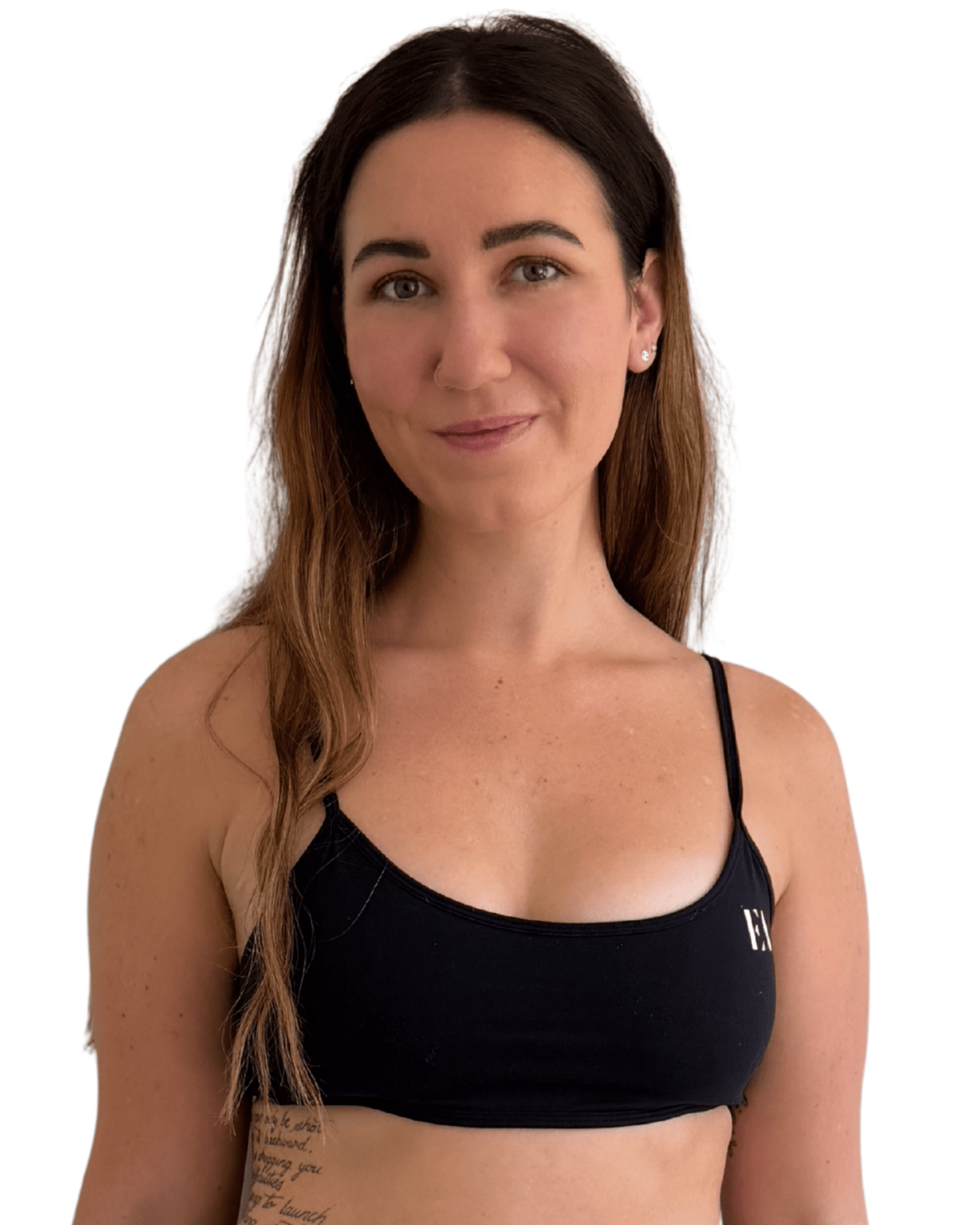 Open Back Active Crop - Black - Everett Apparel