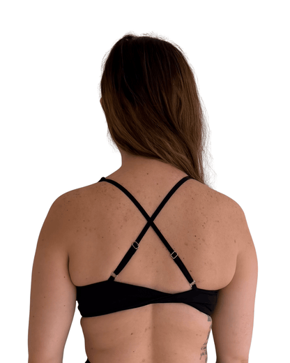 The Everett Everyday Flex Crop - Black - Everett Apparel