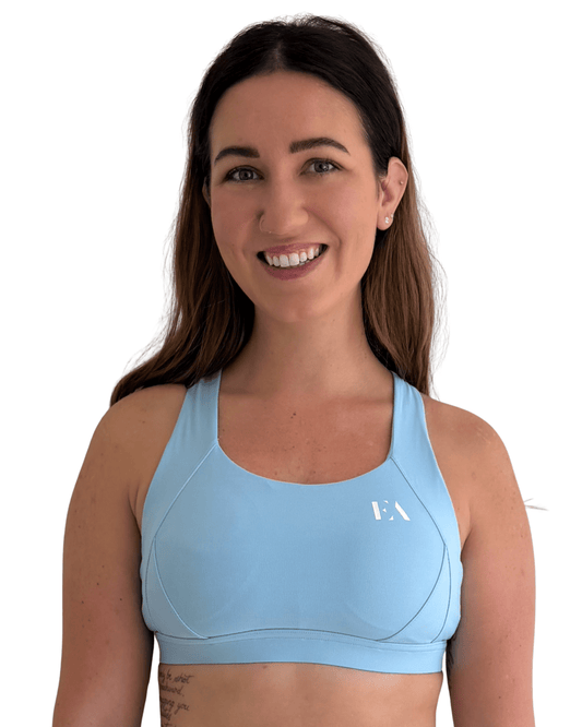 The Everett Performance Crop - Blue - Everett Apparel